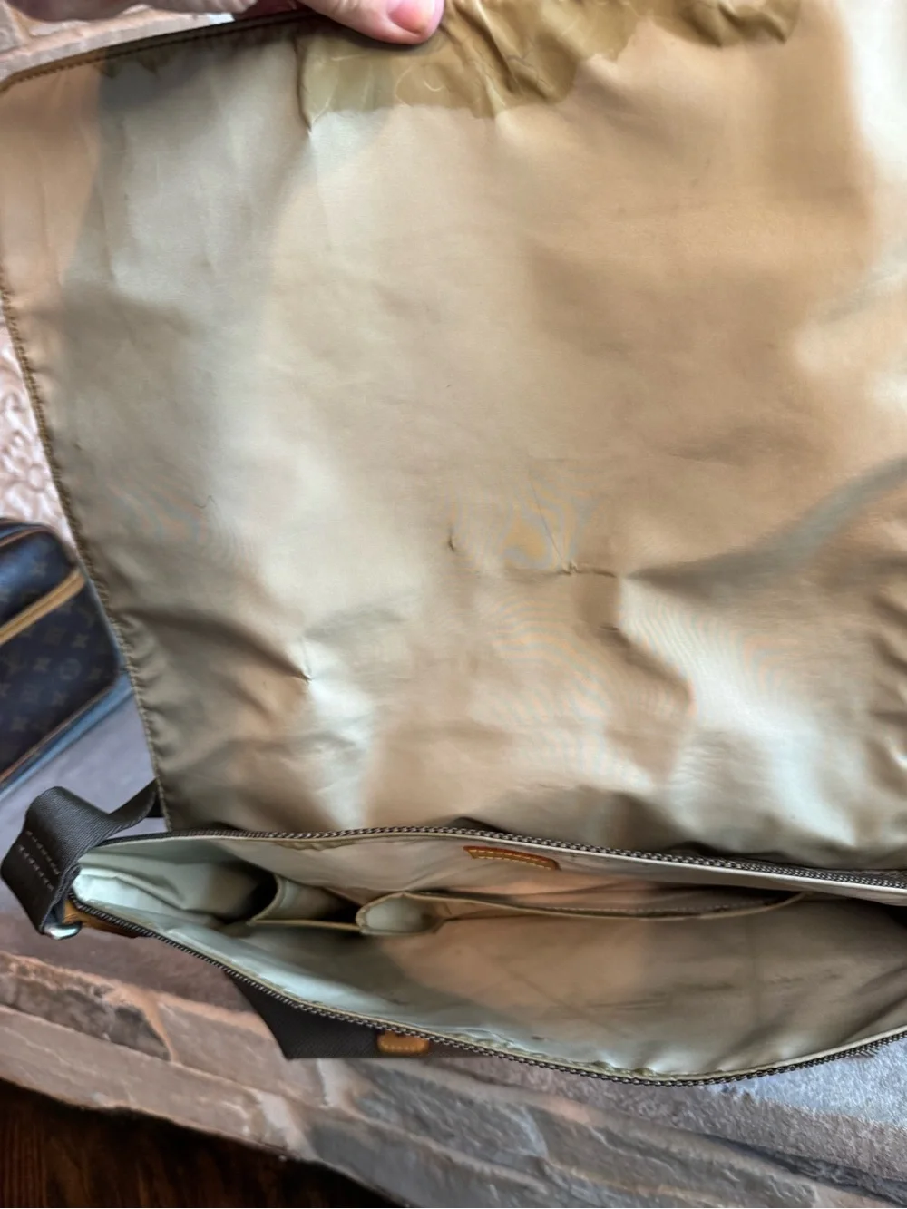 Louis Vuitton Brown and Tan Men’s Messenger Bag